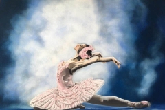 Ballerina 60 x 80 cm   opdracht