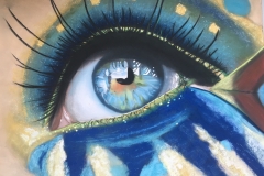 Mystic Eye pastel krijt 60 x 50 cm  €375,00